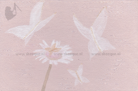 kunst kaart kleine vlinder